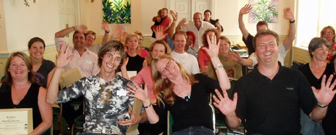 Participants on an NLP World Training | NLP World