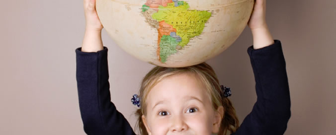 Girl holding the world on her head | NLP World